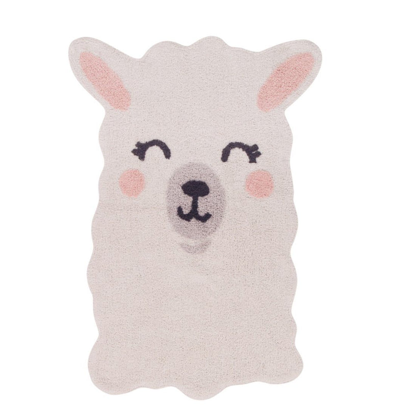Smile Like a Llama Washable Rug - Project Nursery