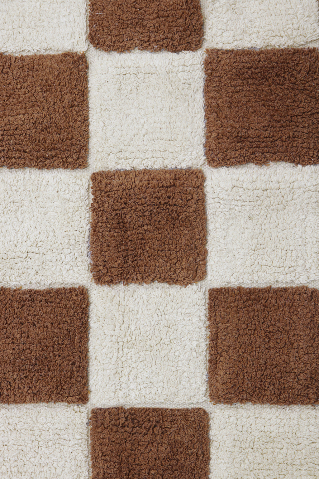 Kitchen Tiles Washable Rug - Toffee