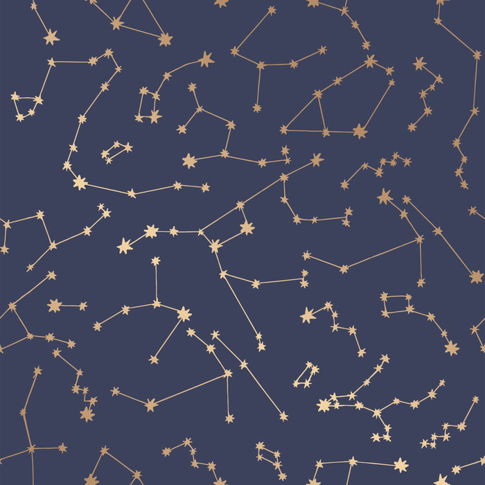 Constellations Wallpaper - Navy - Project Nursery