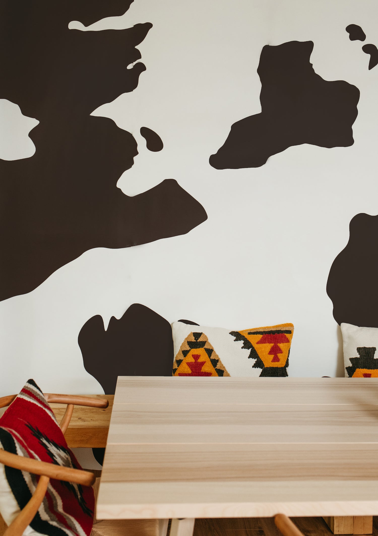 Cowhide Wallpaper Mural - Black and White Wallpaper | Project Nursery