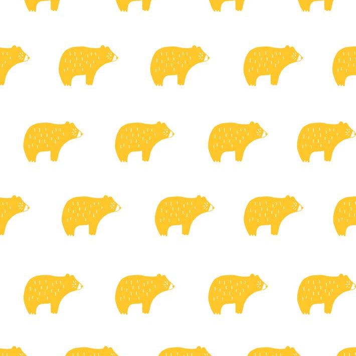 Chubby Bear Wallpaper - Project Nursery