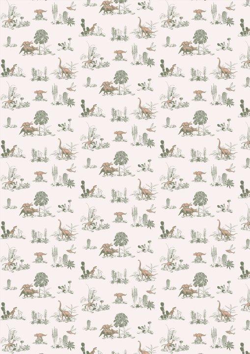 Classic Dino Wallpaper - Project Nursery