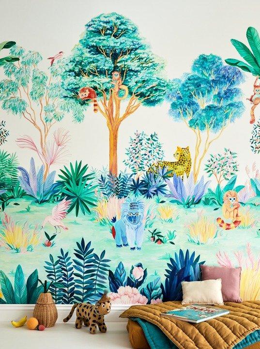 Jungle Wallpaper Mural - Project Nursery