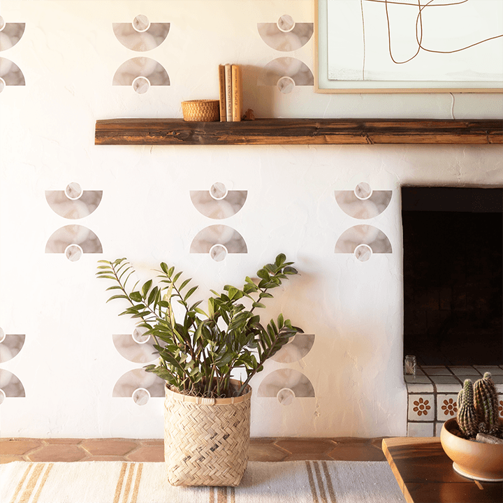 Clay Shapes Wall Decal Set