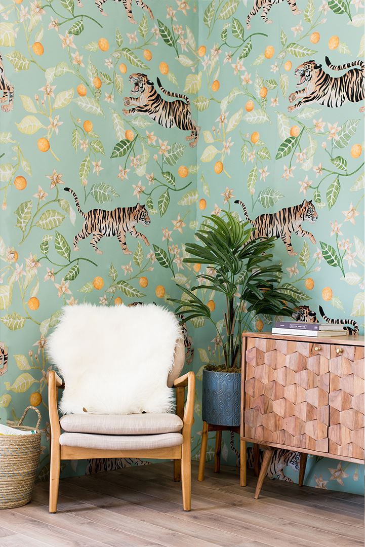 Clementine Wallpaper Mural - Project Nursery