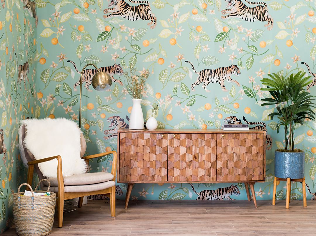 Clementine Wallpaper Mural - Project Nursery