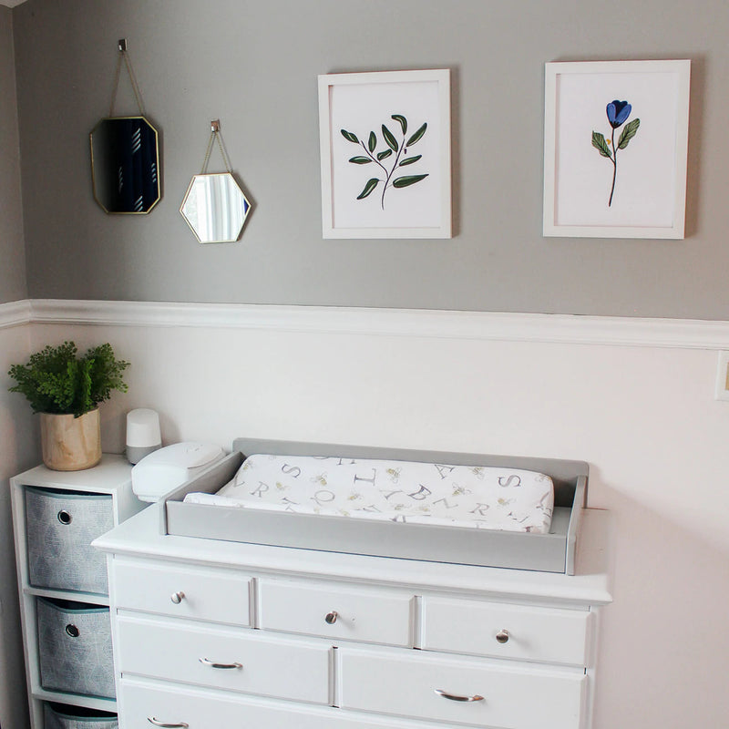 Blue Butterfly Bloom Art Print - Project Nursery