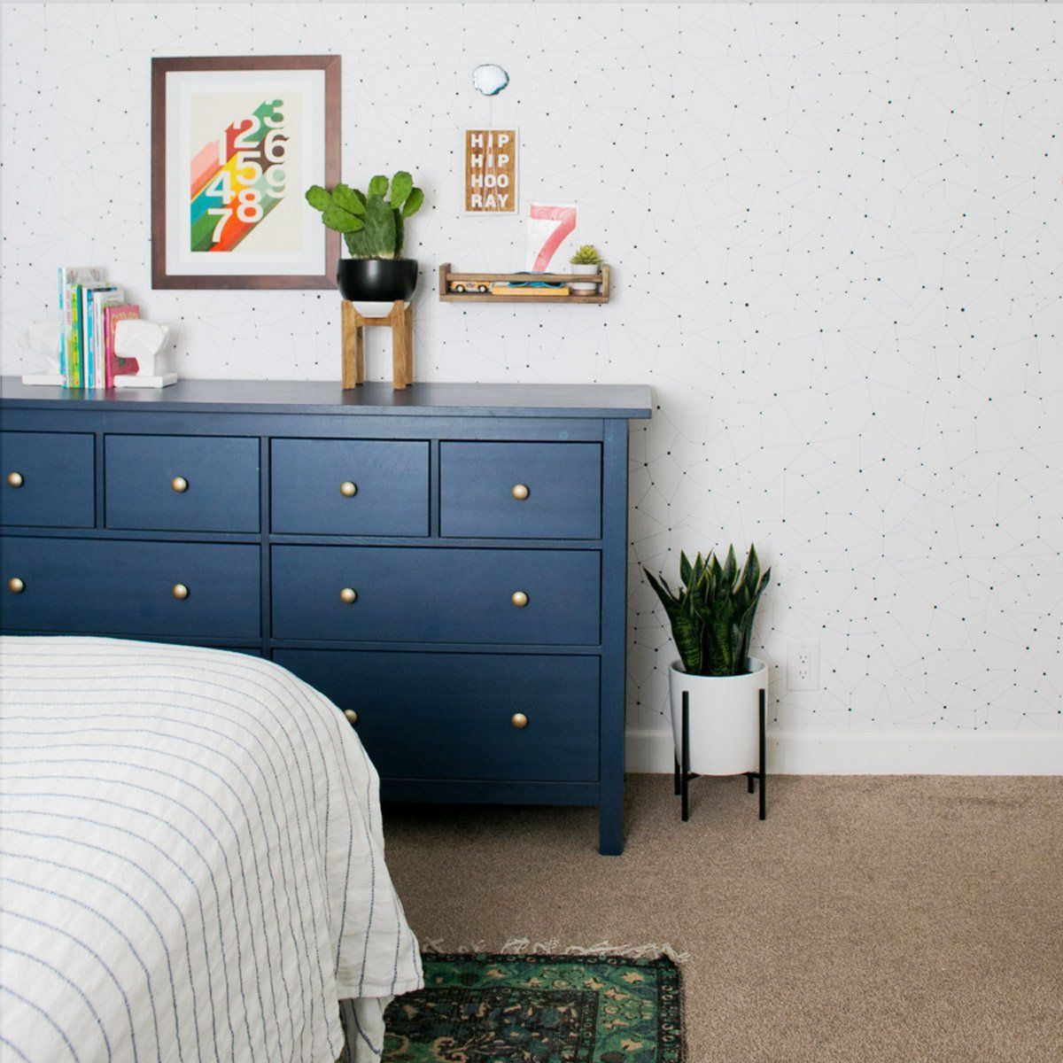 Constellation Stars Wallpaper - Project Nursery
