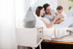 4-in-1 Top-Fill Drop Cool Mist Humidifier with Sound Machine - Grey - Project Nursery