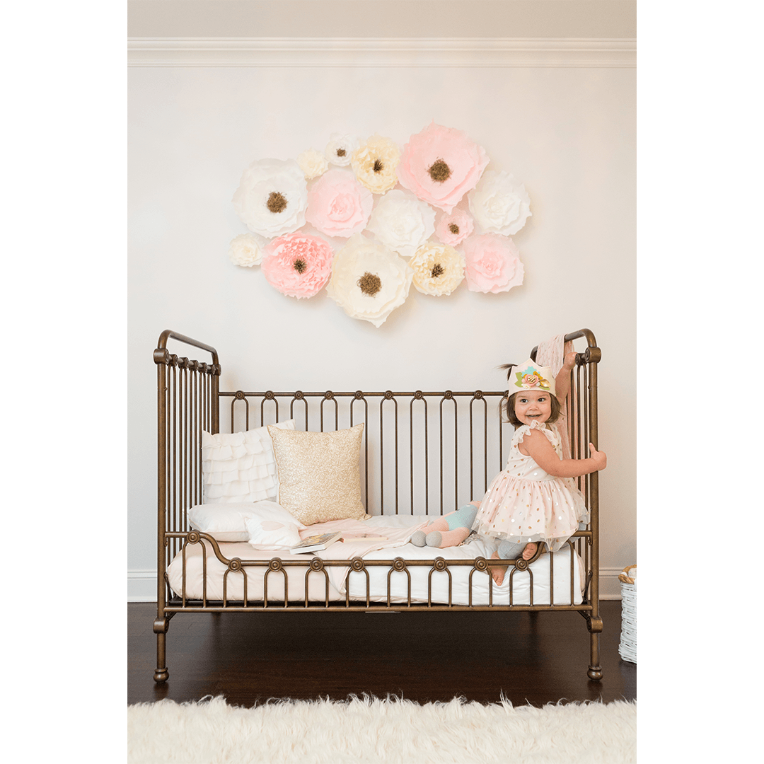 Blush Pink Crepe Paper Wall Flowers – Project Nursery