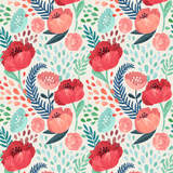 Large Floral Wallpaper