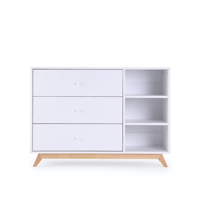 Central Park 3-Drawer - White/Natural - Project Nursery