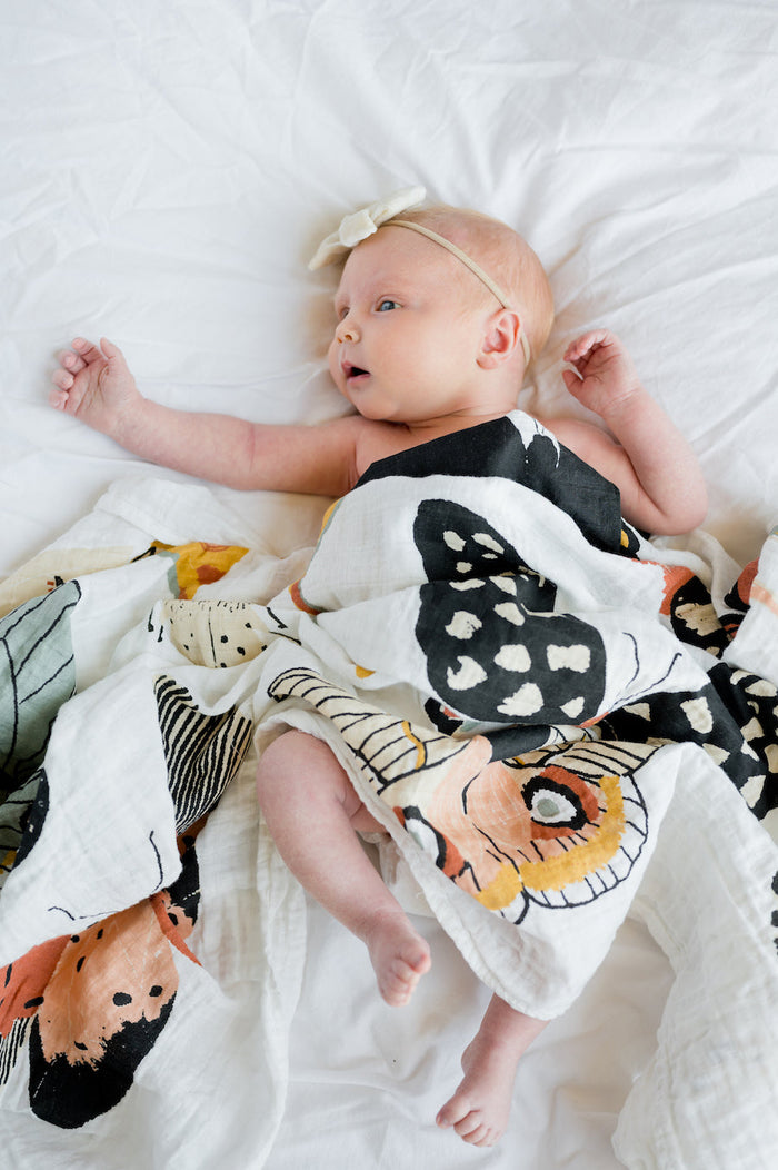 Butterfly Collector Swaddle Blanket