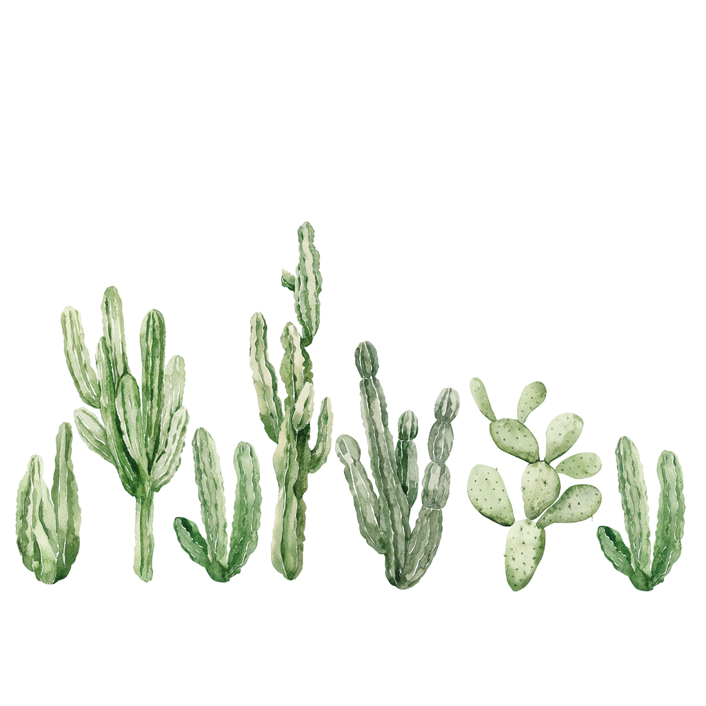 Deserted Cactus Dream Wall Decal Set