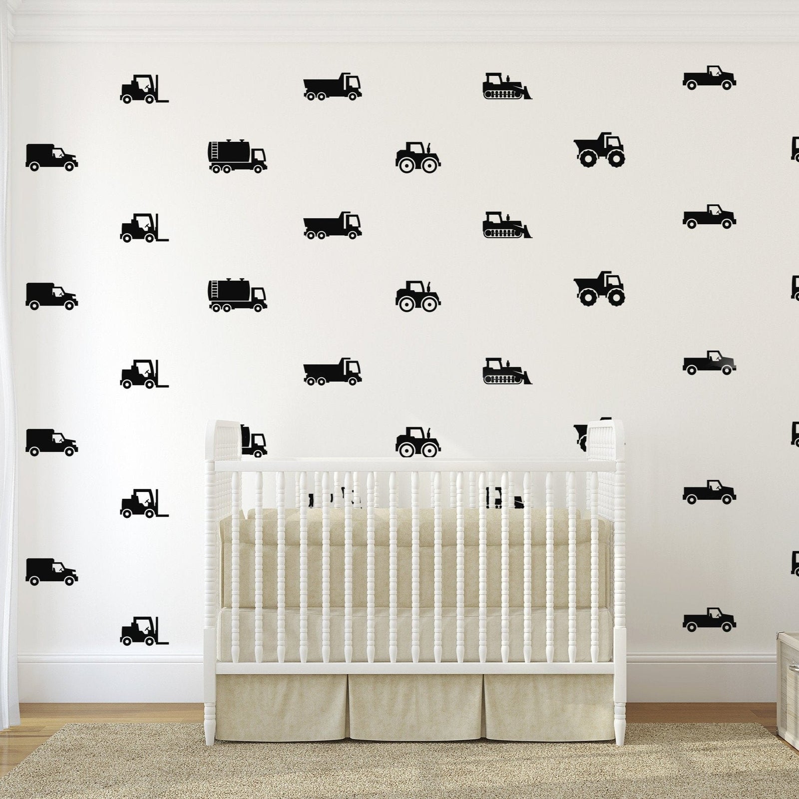 Digger + Truck Wall Decals
