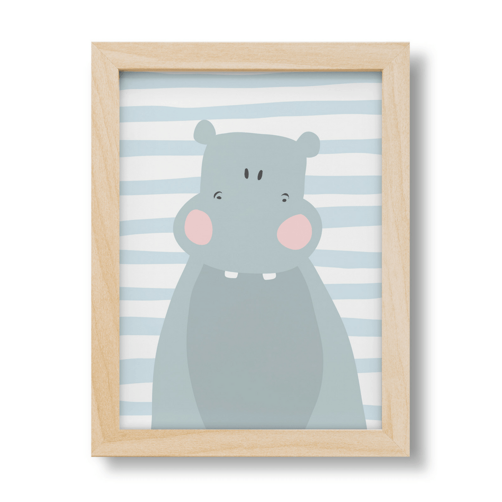 Cute Hippo Print - Project Nursery