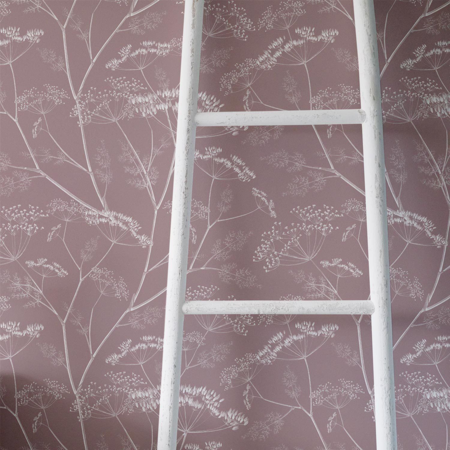 Dusty Pink Wildflower Wallpaper - Project Nursery
