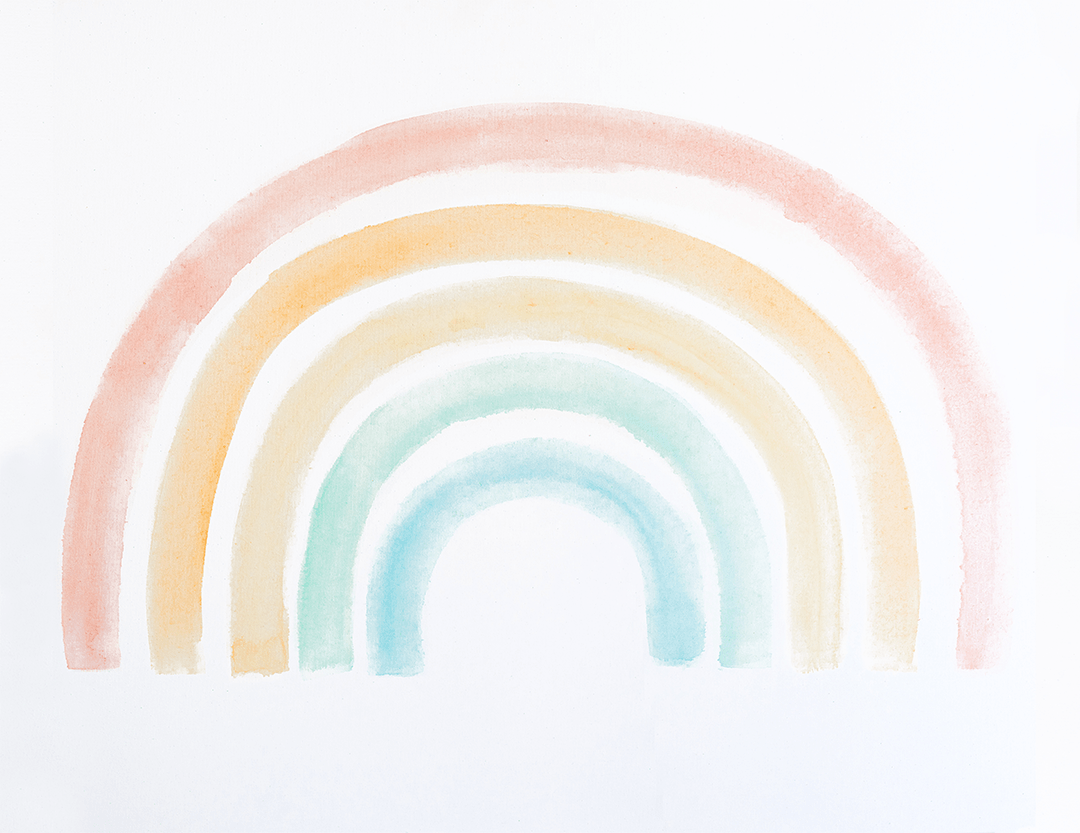 Elsi Rainbow Wallpaper Mural - Project Nursery