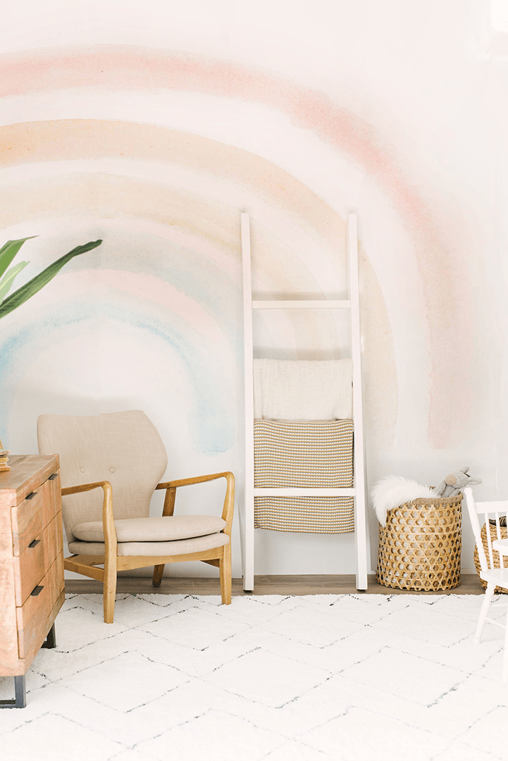 Elsi Rainbow Wallpaper Mural - Project Nursery