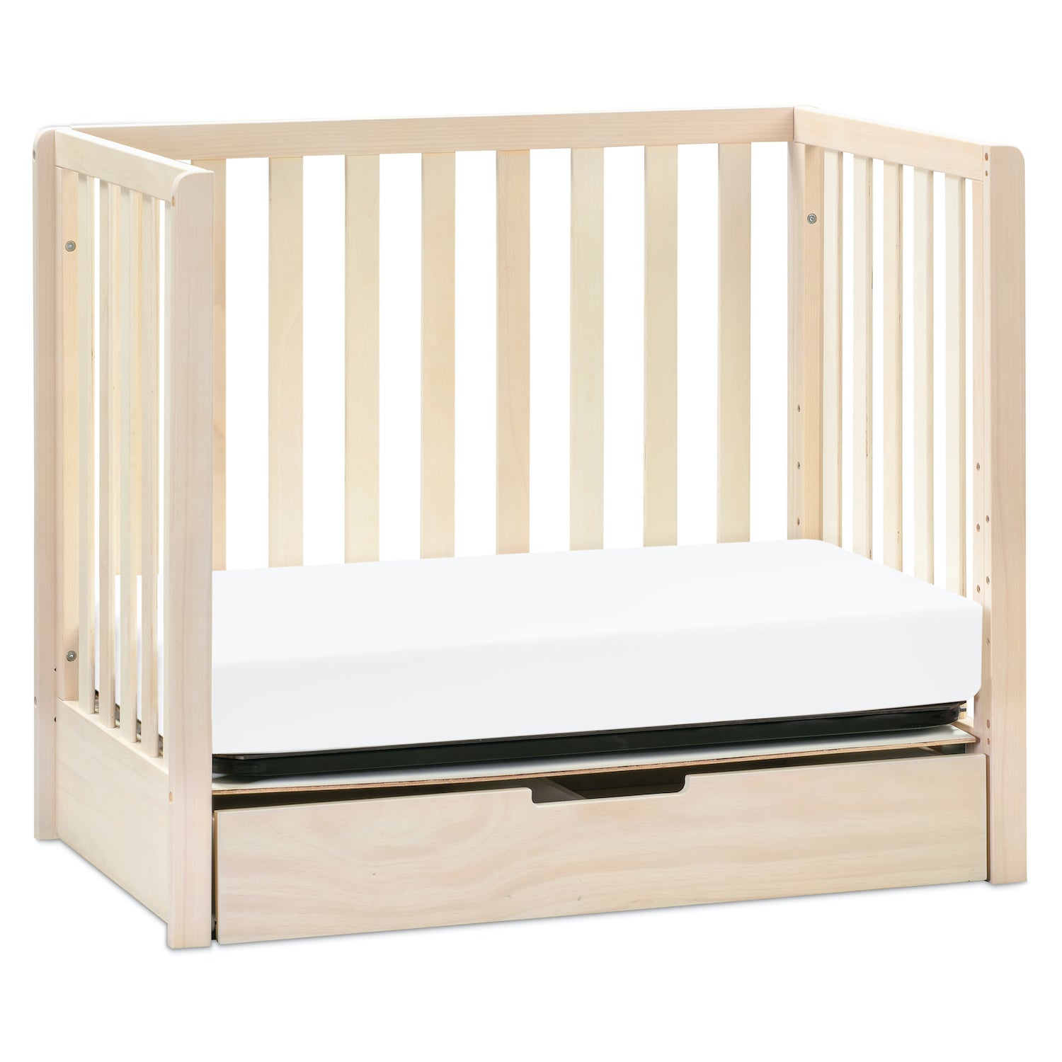 Colby 4-in-1 Convertible Mini Crib with Trundle Drawer