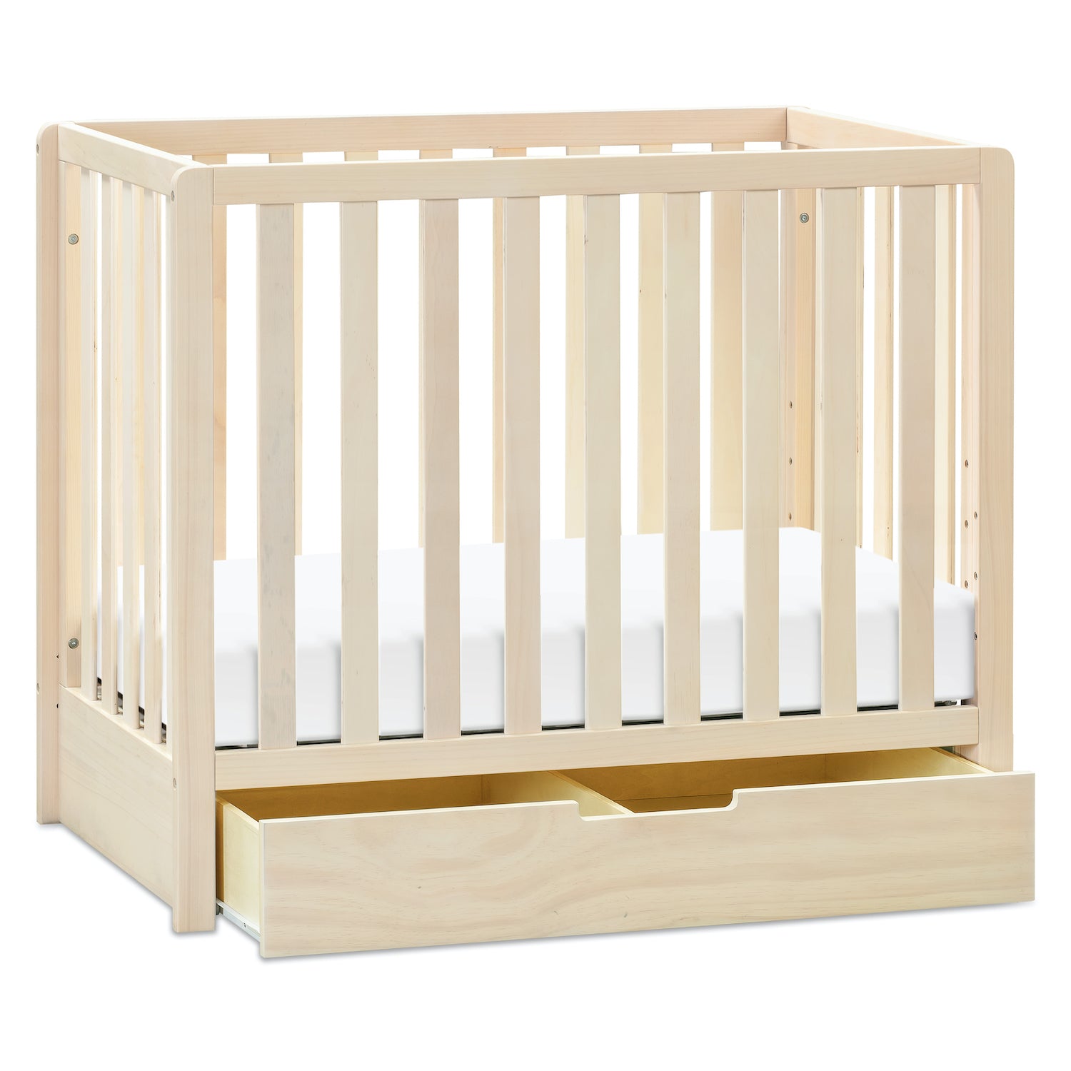 Colby 4-in-1 Convertible Mini Crib with Trundle Drawer