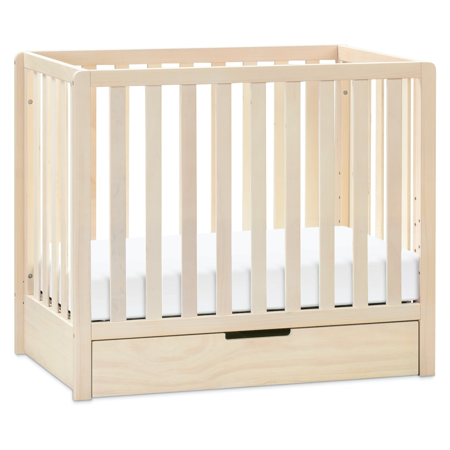 Colby 4-in-1 Convertible Mini Crib with Trundle Drawer