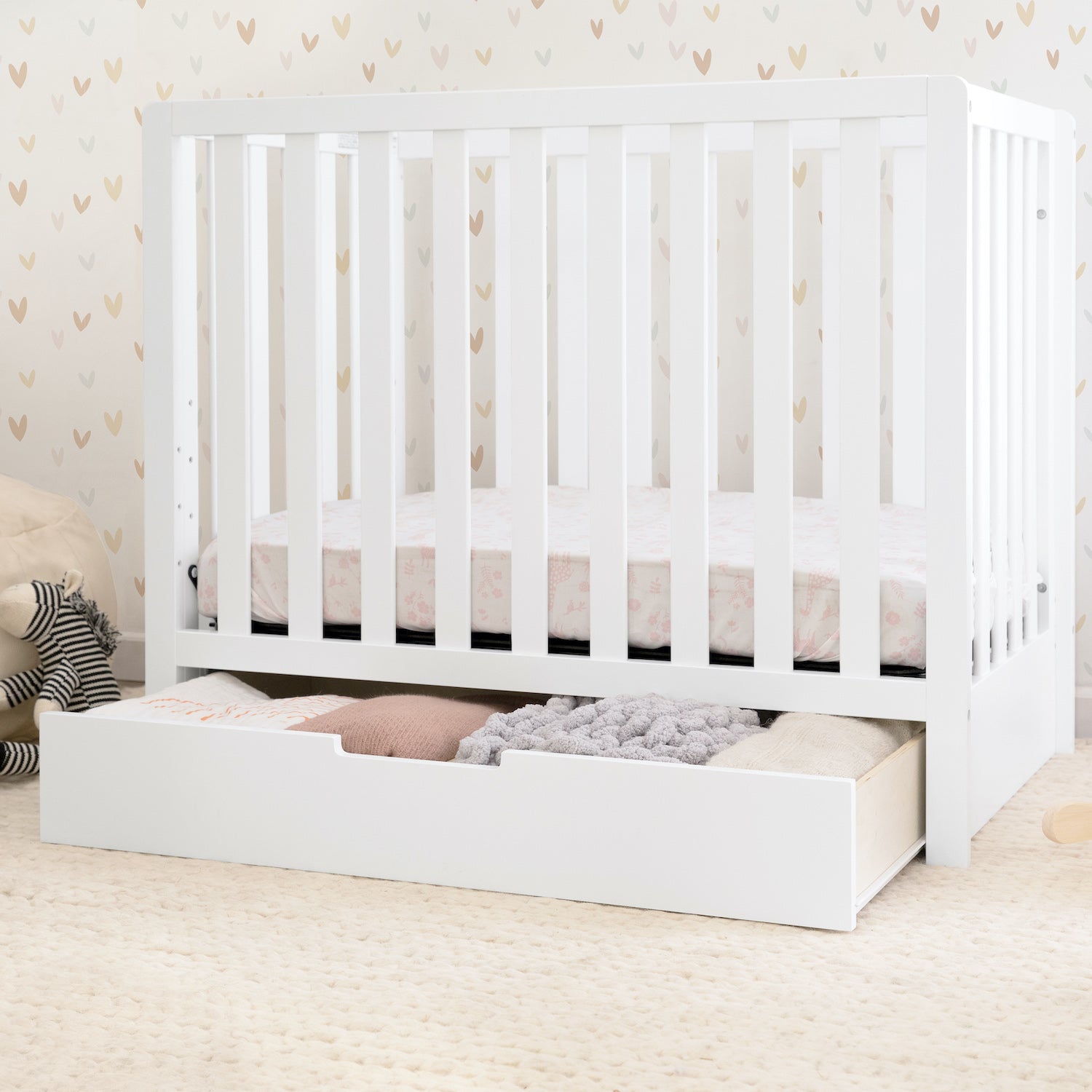 Under crib clearance trundle