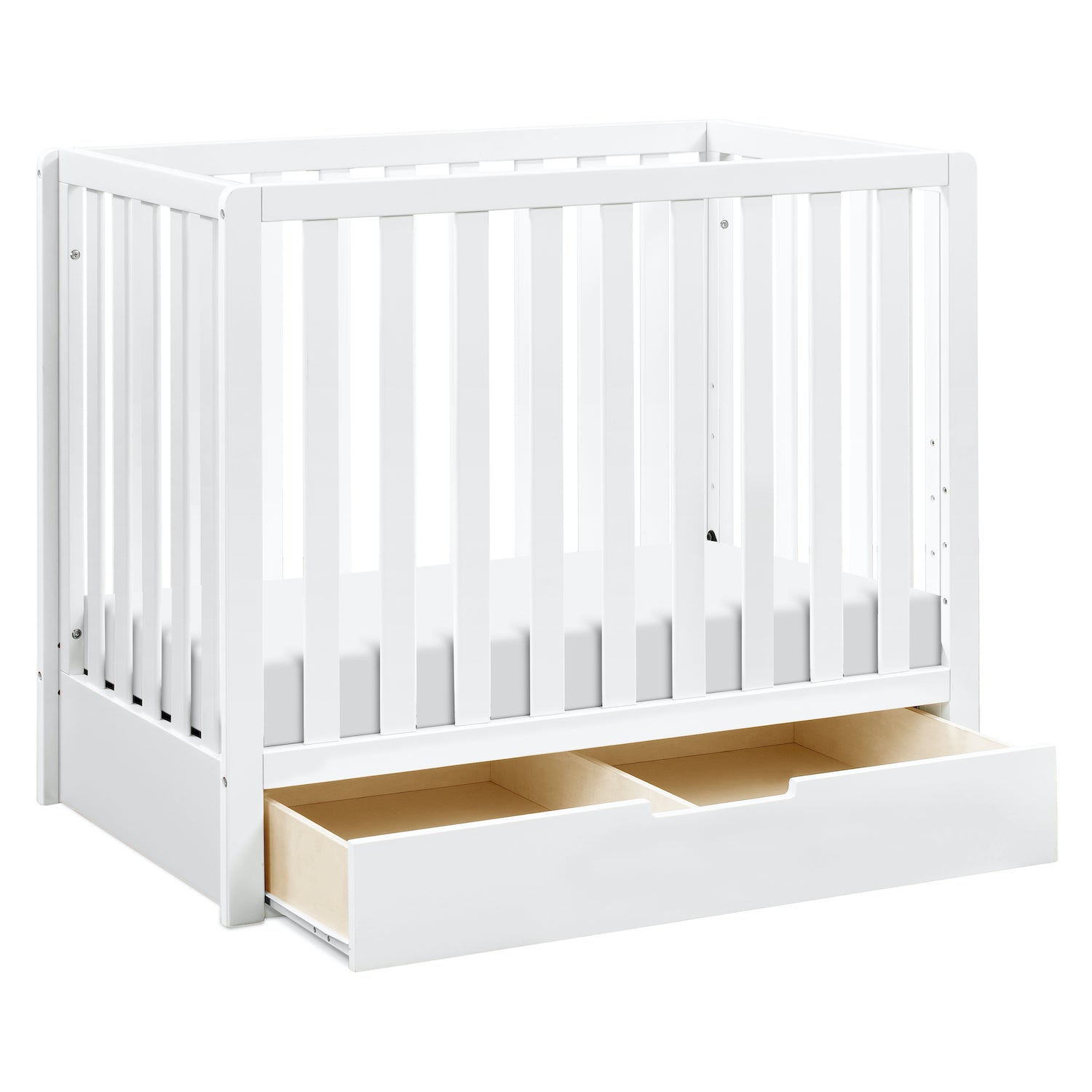 Colby 4-in-1 Convertible Mini Crib with Trundle Drawer