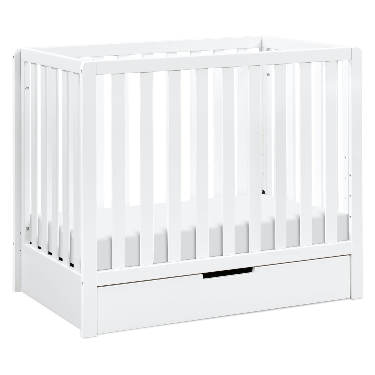 Colby 4-in-1 Convertible Mini Crib with Trundle Drawer