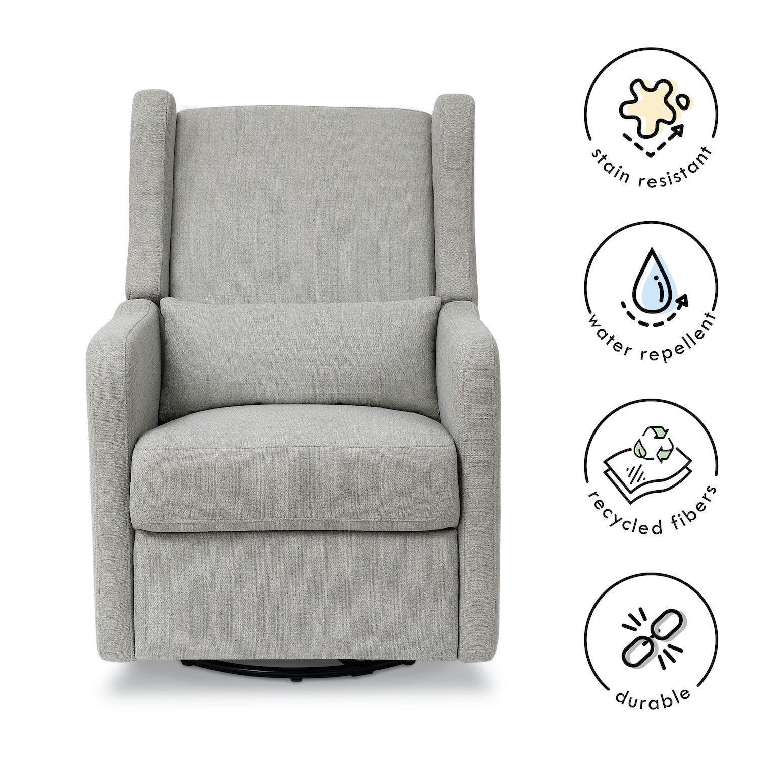 Davinci arlo recliner on sale & swivel glide