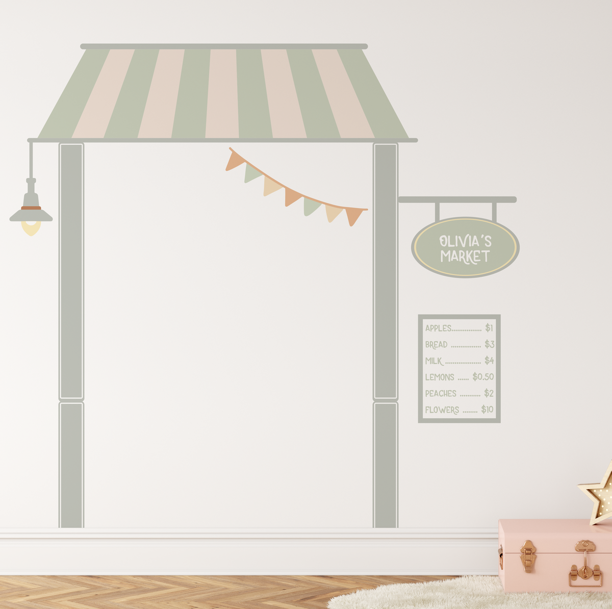 Personalized Farmer's Market Wall Decal