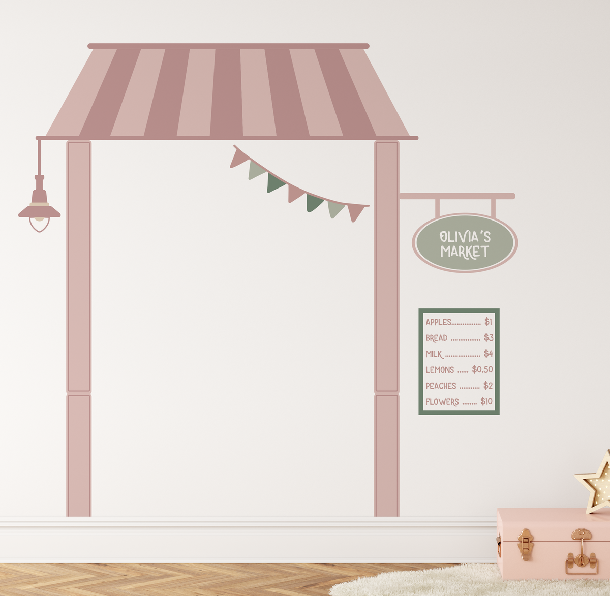 Personalized Farmer's Market Wall Decal
