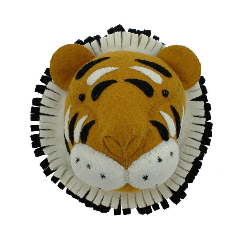 Mini Tiger Head Wall Hanging - Project Nursery