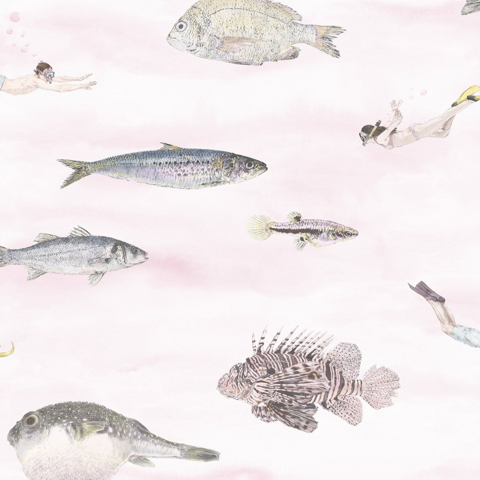 Classic Fish Wallpaper - Project Nursery