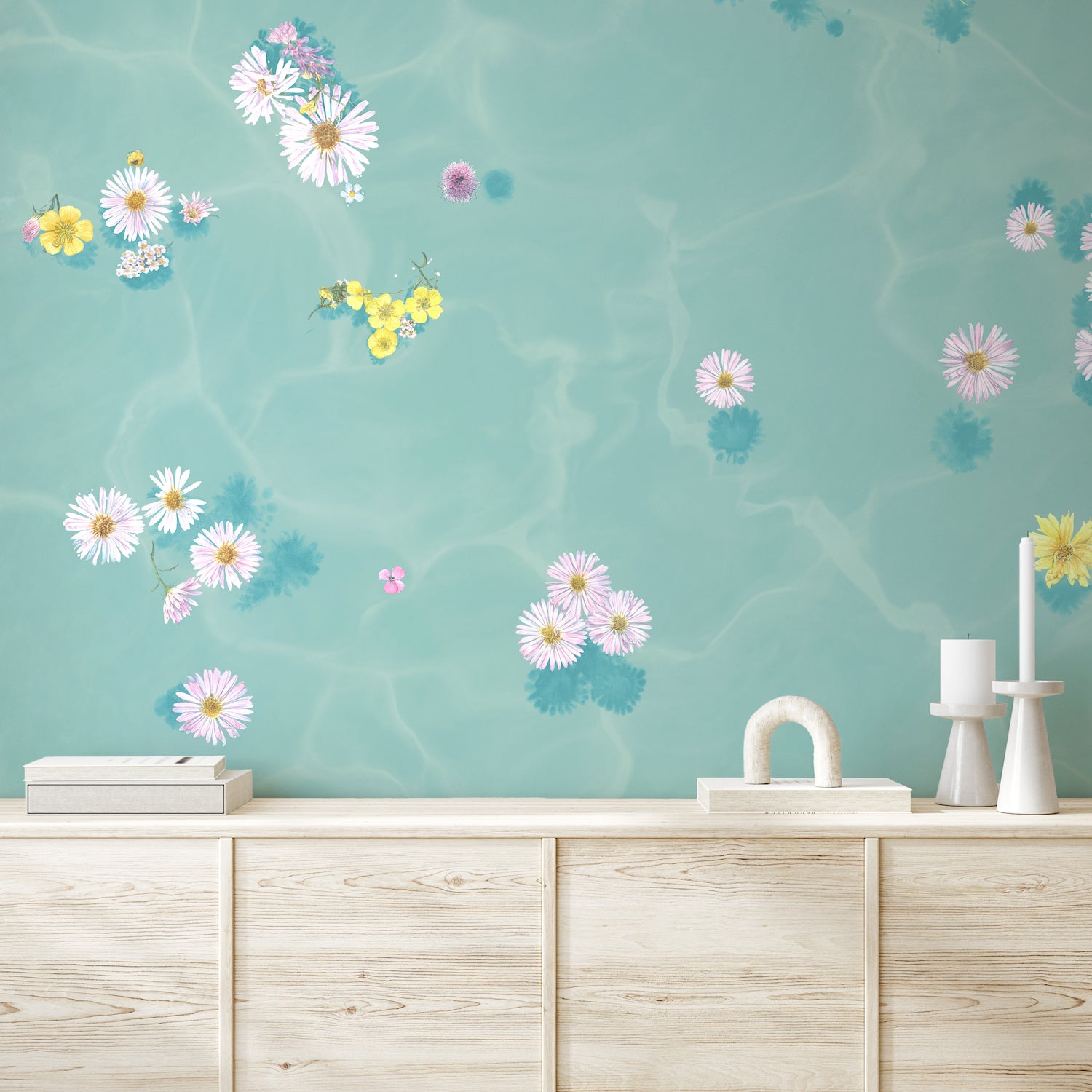 Classic Floral Wallpaper Mural