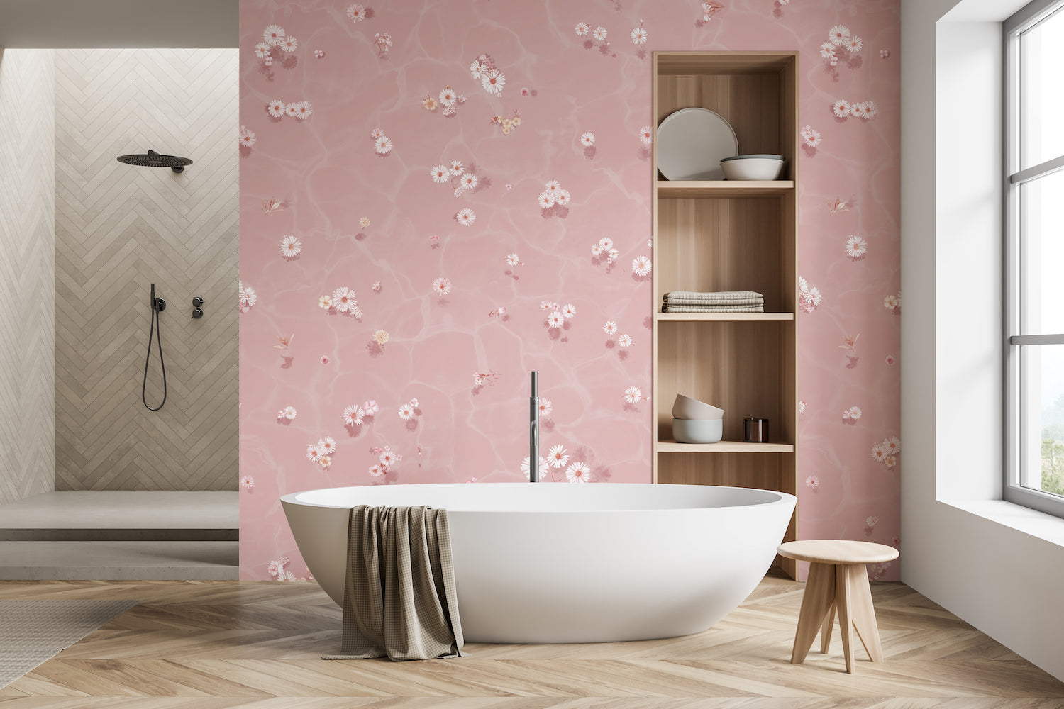 Classic Floral Wallpaper Mural