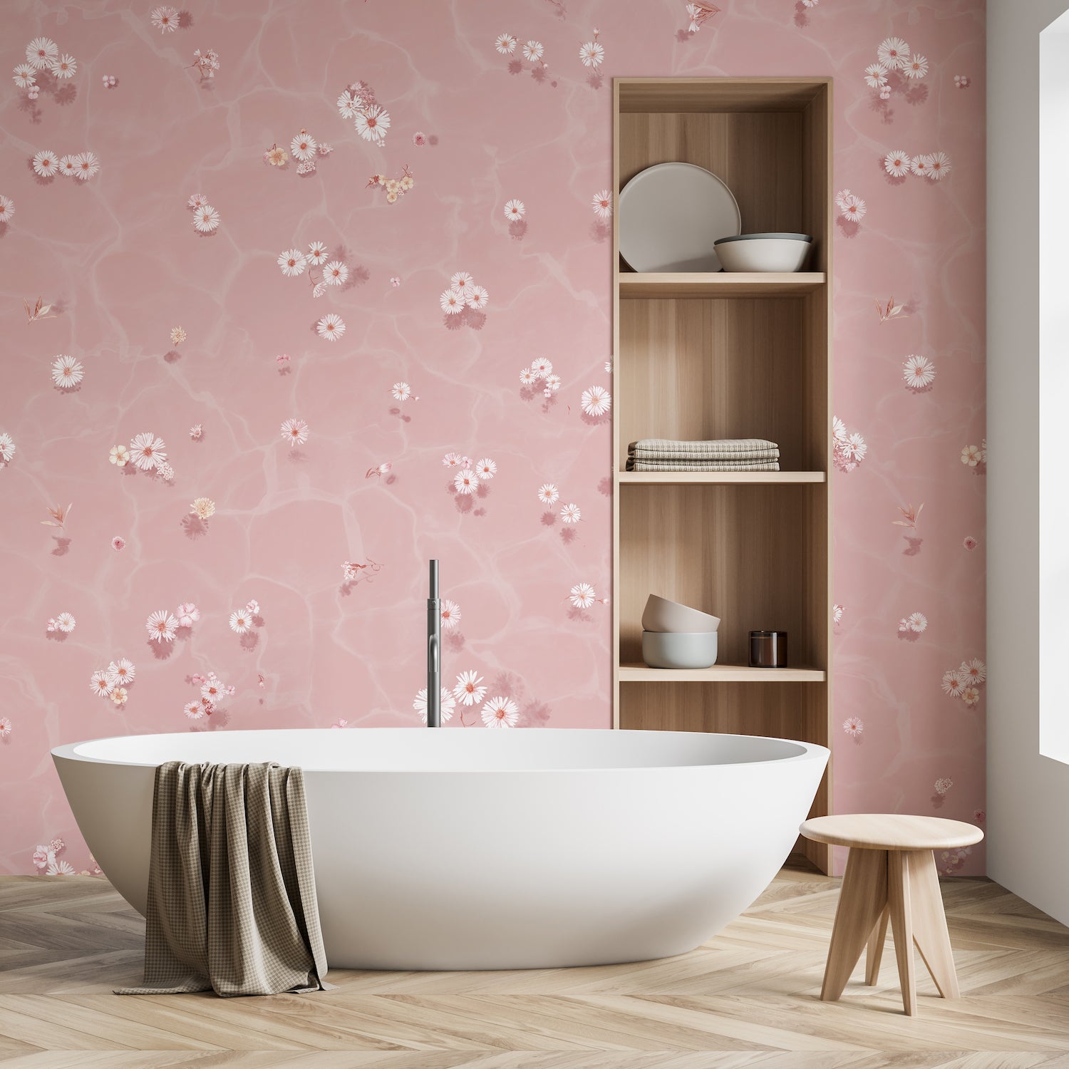 Classic Floral Wallpaper Mural
