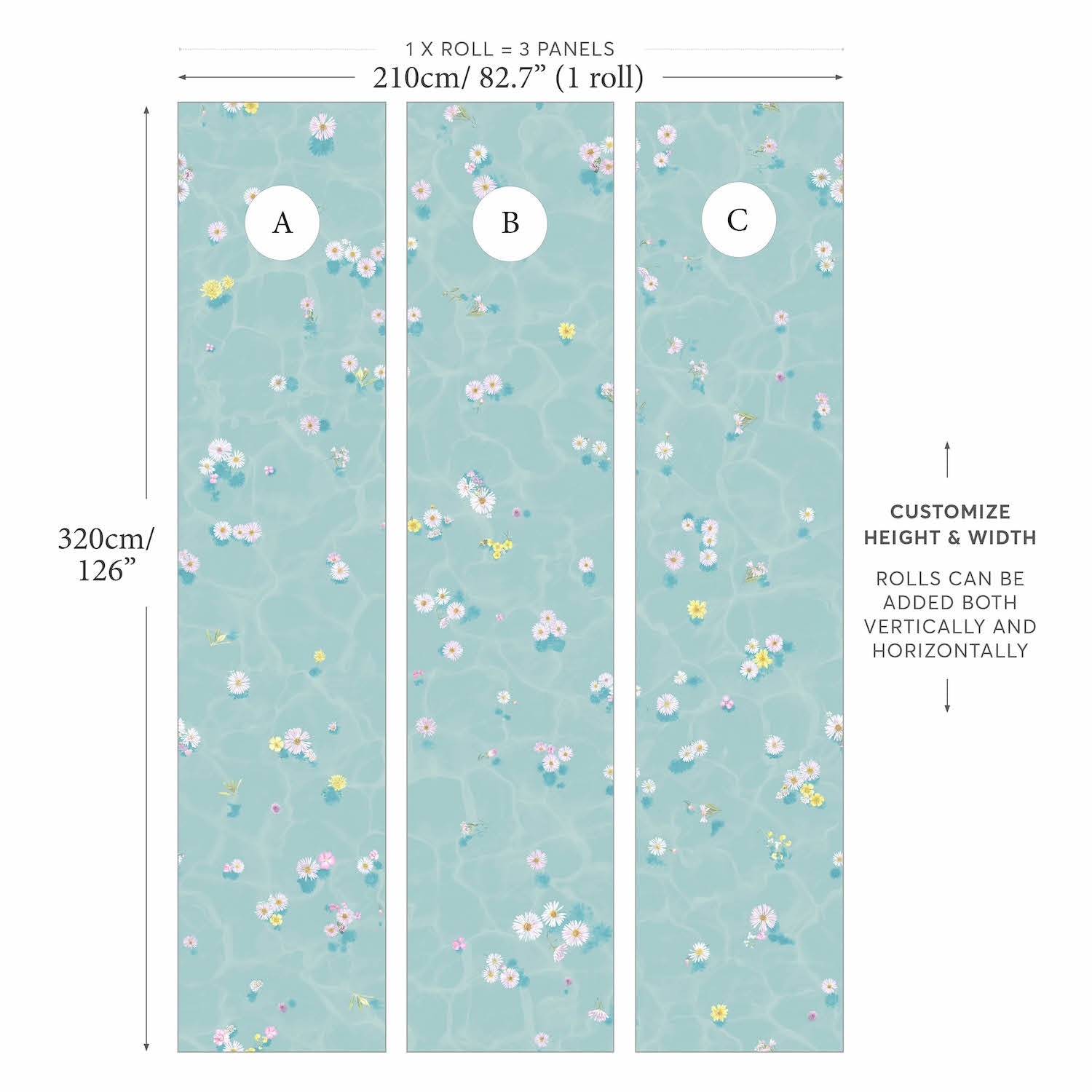 Classic Floral Wallpaper Mural