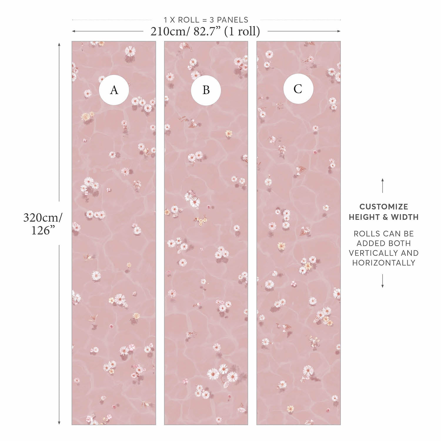 Classic Floral Wallpaper Mural