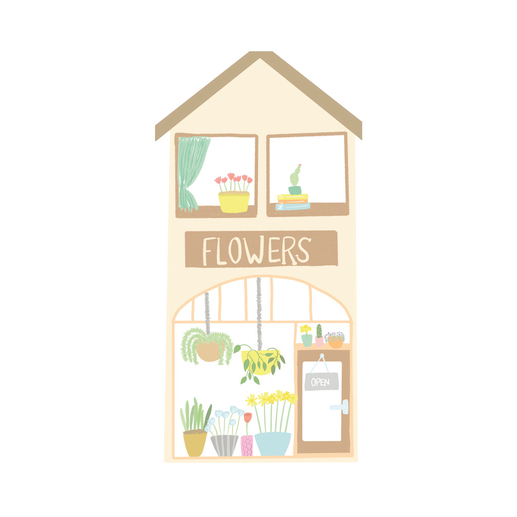 Flower Shop Wall Decal
