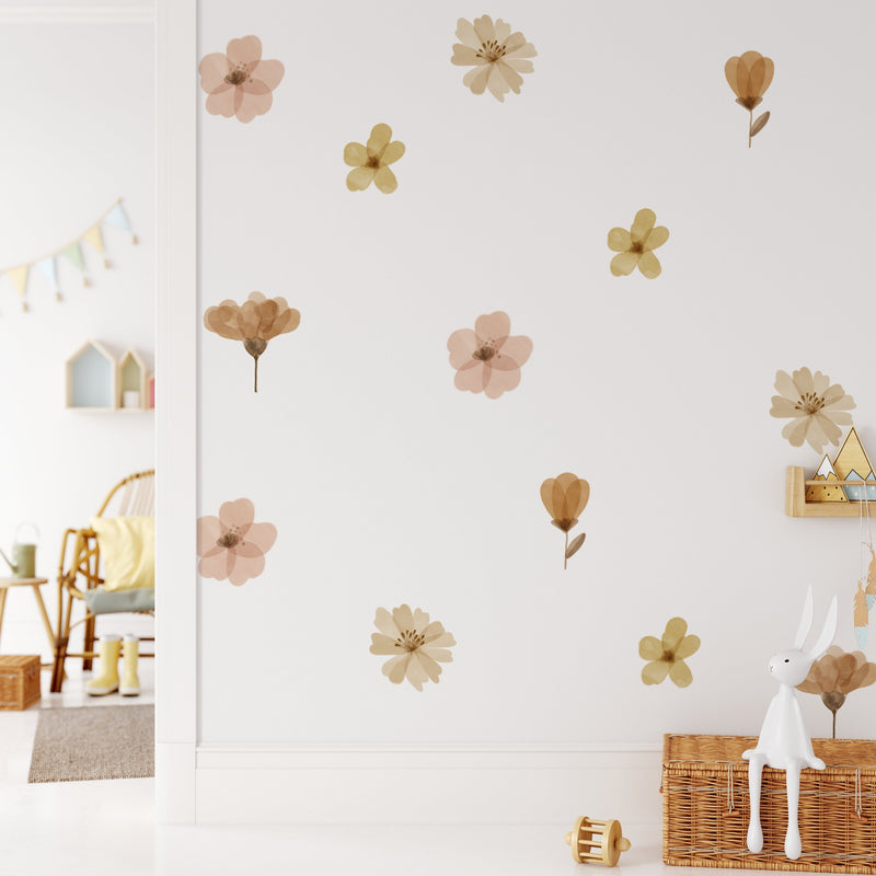 Flowery Wall Decal Set
