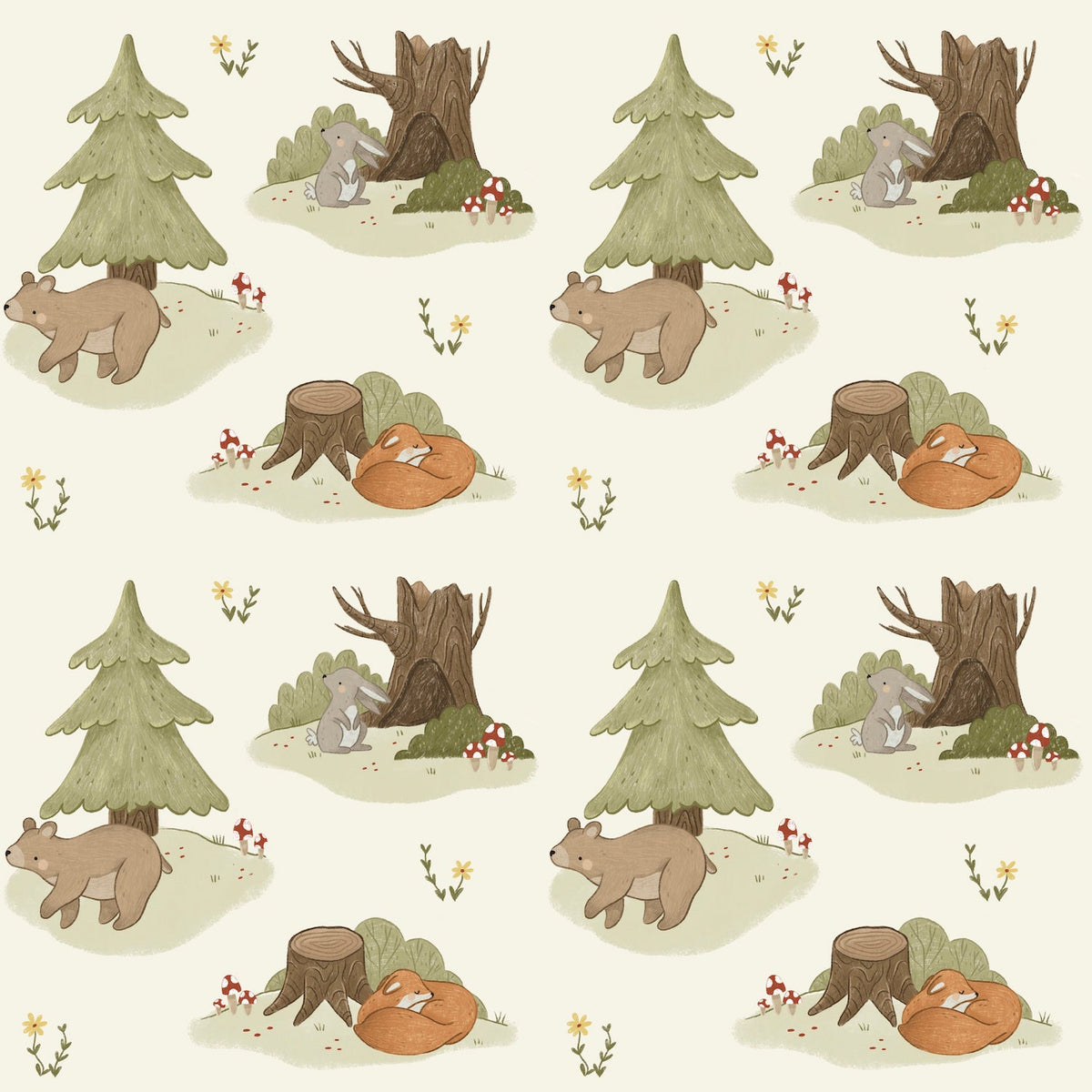 Spruce Wallpaper By Anna Lunak