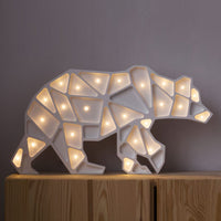 Little Lights Geometric Polar Bear Lamp