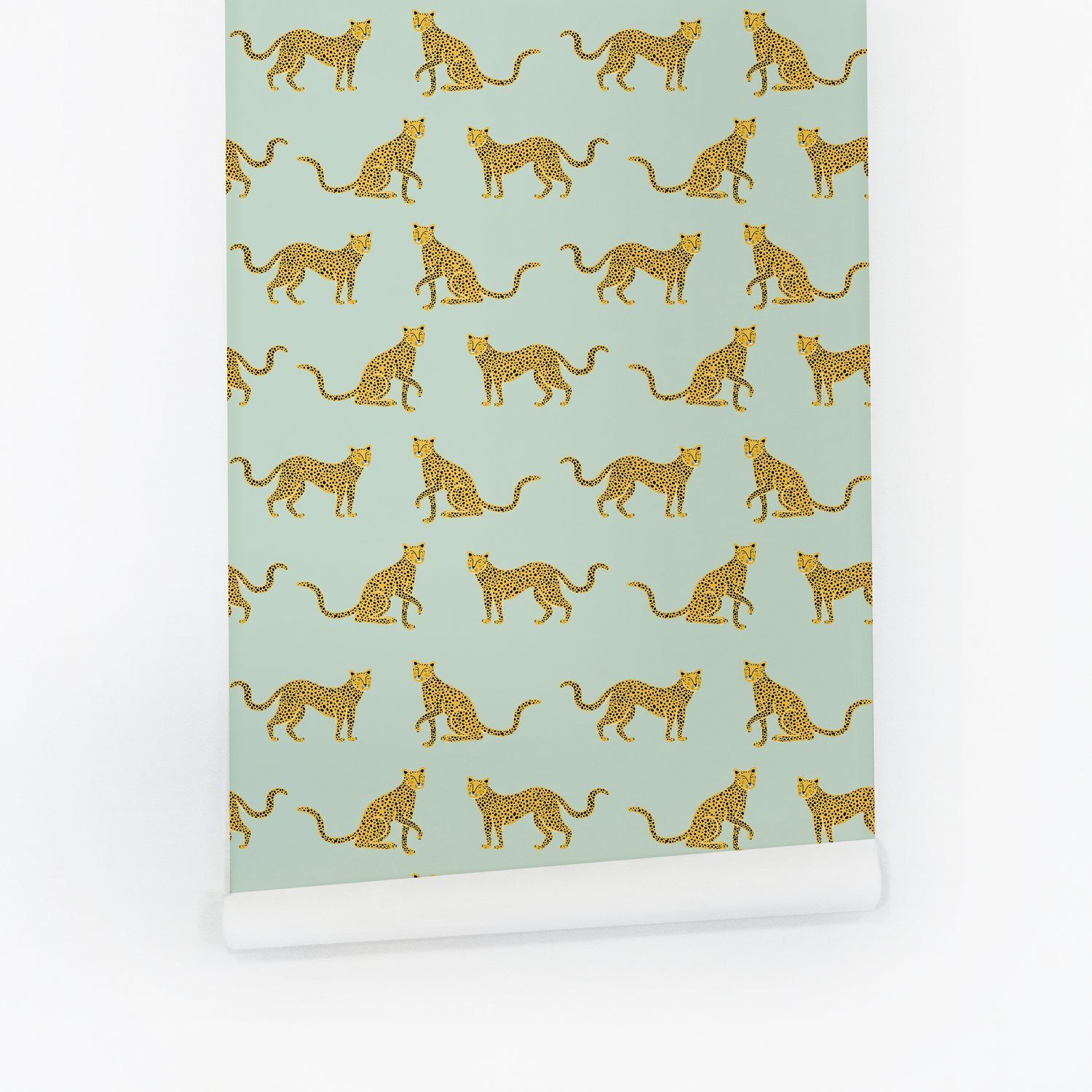 Green Leopard Wallpaper - Project Nursery