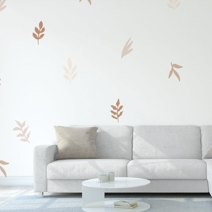 Nude Leaf Wall Decals