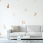 Nude Leaves Wall Decal Set