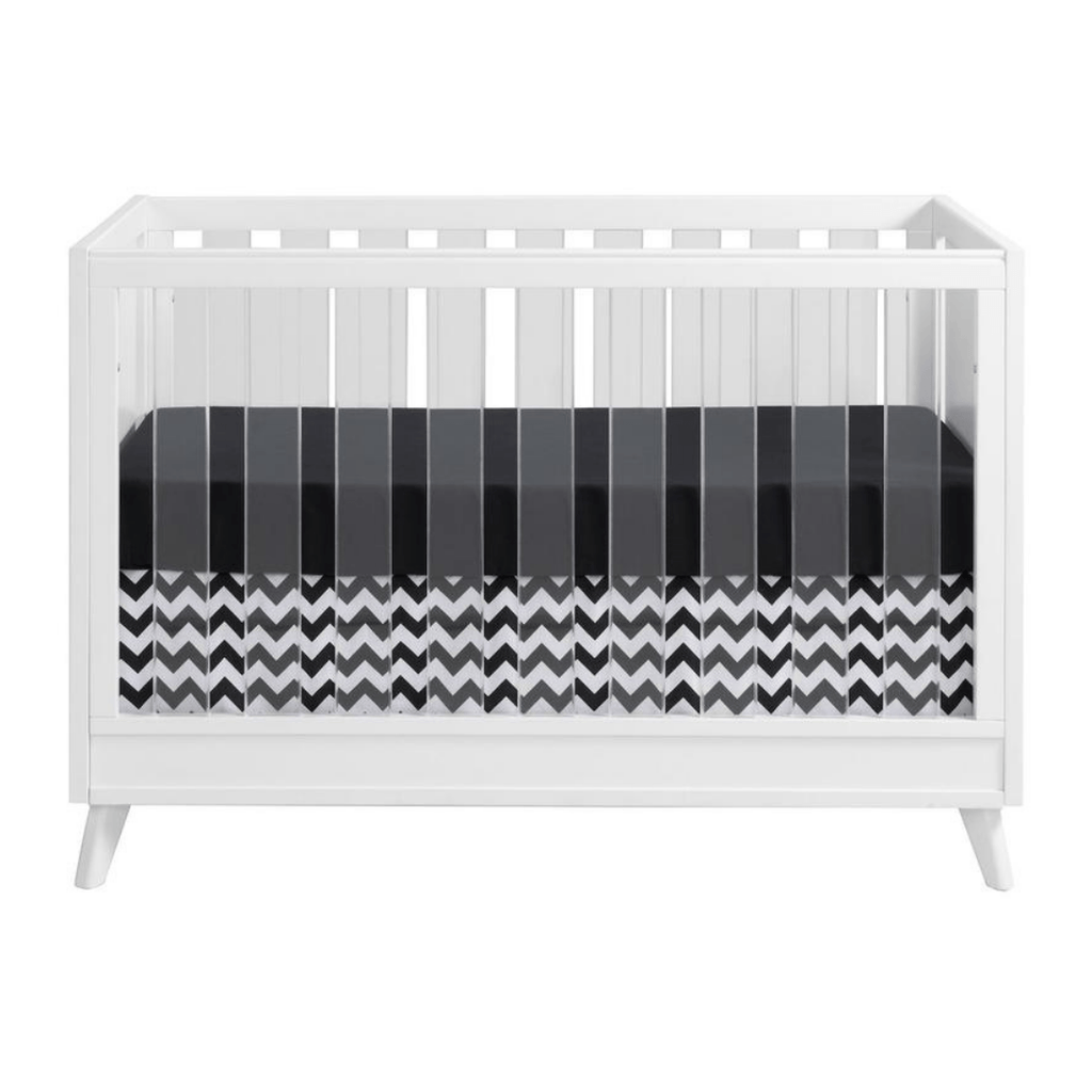 Holland 3-in-1 Acrylic Convertible Crib - White - Project Nursery