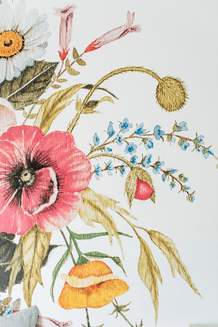 Honey Bloom Wallpaper Mural - Project Nursery
