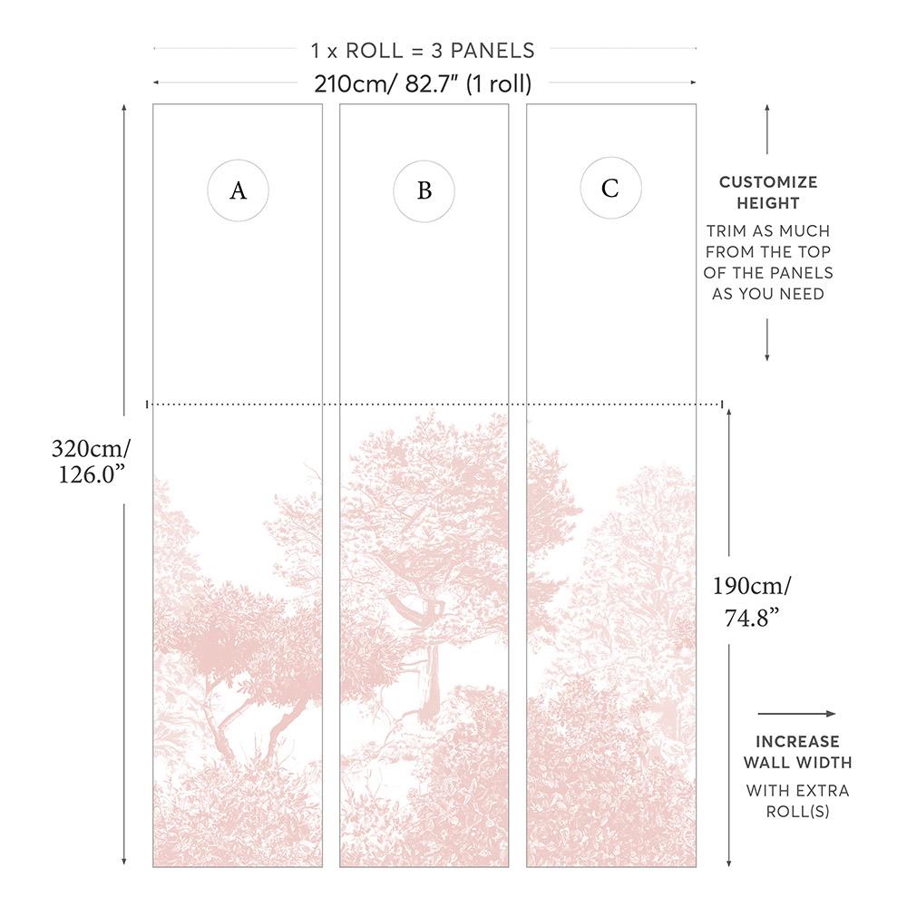 Hua Trees Wallpaper Mural - Project Nursery