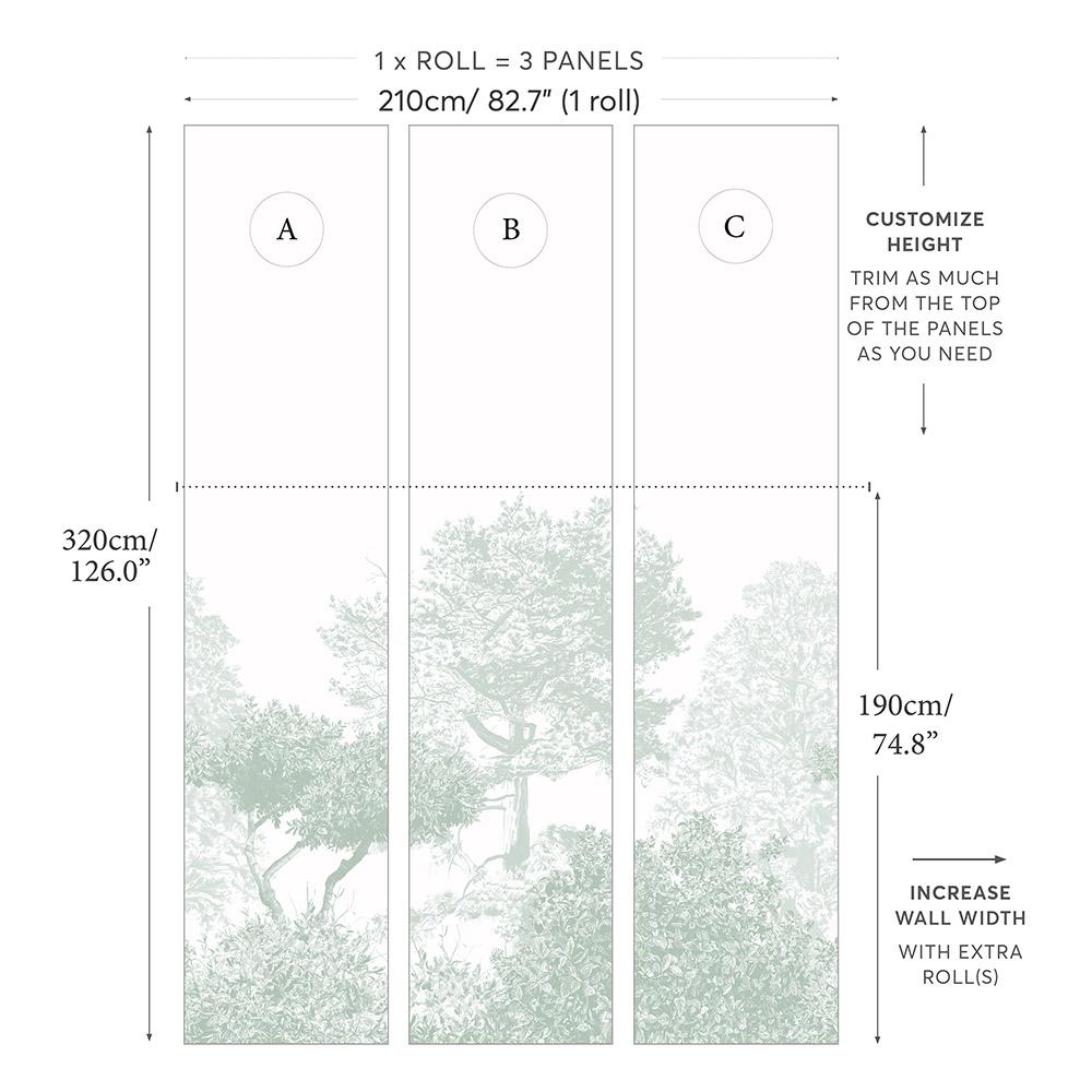 Hua Trees Wallpaper Mural - Project Nursery
